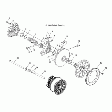 DRIVE CLUTCH - S05SU4BS/BE (4992949294B12)