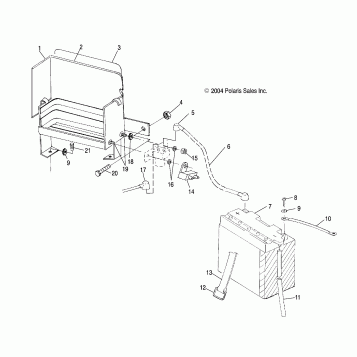 BATTERY BOX - S05SU4BS/BE (4992949294B14)