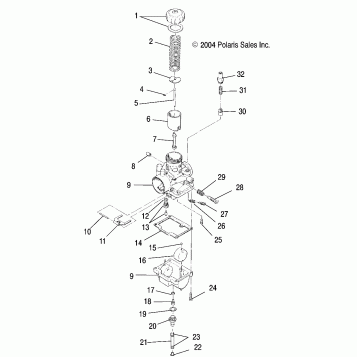 CARBURETOR - S05SU4BS/BE (4992949294C10)