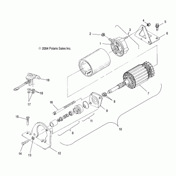 STARTING MOTOR - S05SU4BS/BE (4992949294C14)