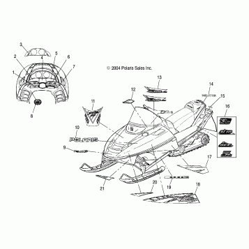 DECALS (BLACK HOOD) - S05NE7CS/7CSA/NP7CS/7CSA/7CSB/NE8CS/8CSA/NP8CS/8CSA/8CSB (4993799379A13)