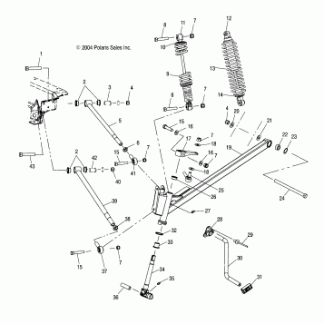 FRONT SUSPENSION - S05NE7CS/7CSA/NP7CS/7CSA/7CSB/NE8CS/8CSA/NP8CS/8CSA/8CSB (4993799379B01)