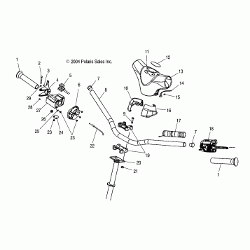 HANDLEBAR - S05NE7CS/7CSA/NP7CS/7CSA/7CSB/NE8CS/8CSA/NP8CS/8CSA/8CSB (4993799379B07)