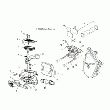 BRAKE - S05NE7CS/7CSA/NP7CS/7CSA/7CSB/NE8CS/8CSA/NP8CS/8CSA/8CSB (4993799379B08)