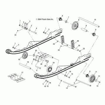 REAR SUSPENSION (EDGE) - S05NP7CS/7CSA/7CSB/8CS/8CSA/8CSB (4993799379B12)
