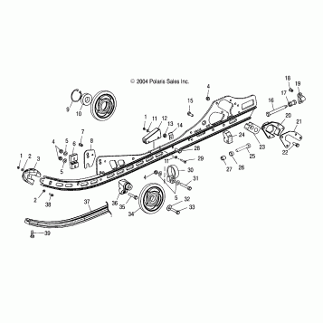 RAIL MOUNTING (M-10) - S05NE7CS/7CSA/8CS/8CSA (4993799379C01)