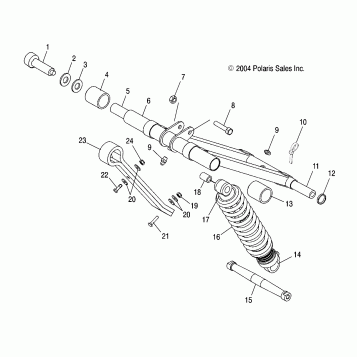 FRONT TORQUE ARM (M-10) - S05NE7CS/7CSA/8CS/8CSA (4993799379C03)