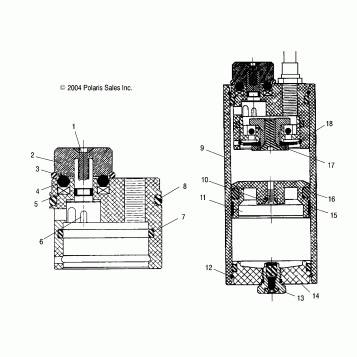 SHOCK COMPRESSION DAMPING RESERVOIR (EDGE) - S05NP7CS/7CSA/7CSB/8CS/8CSA/8CSB (4993799379C12)