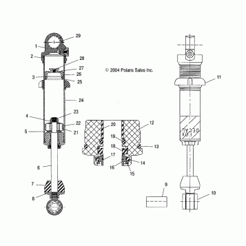 SHOCK (FRONT TRACK)(M-10) - S05NE7CS/7CSA/8CS/8CSA (4993799379C13)