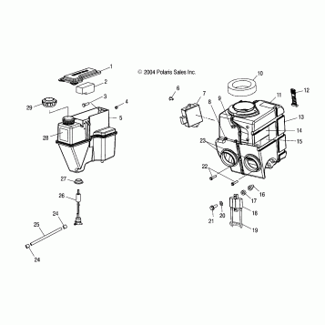 OIL TANK/AIR BOX - S05NE7CS/7CSA/NP7CS/7CSA/7CSB/NE8CS/8CSA/NP8CS/8CSA/8CSB (4993799379D06)