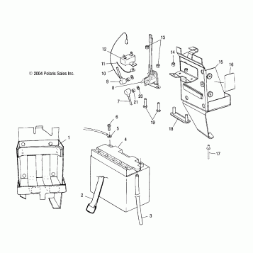 BATTERY BOX - S05NE7CS/7CSA/NP7CS/7CSA/7CSB/NE8CS/8CSA/NP8CS/8CSA/8CSB (4993799379D08)