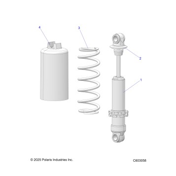 SUSPENSION, SHOCK, FRONT TRACK - S26TFN6RSP/RSL (C603058)