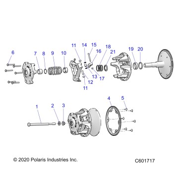 DRIVE TRAIN, CLUTCH, PRIMARY - S23TKV8RS (C601717)