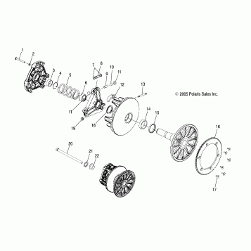 DRIVE CLUTCH - S07ND3AS (4997199719B11)