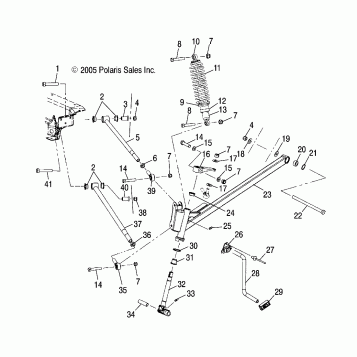 SUSPENSION, FRONT - S07NP5BS/BE (4997239723A12)