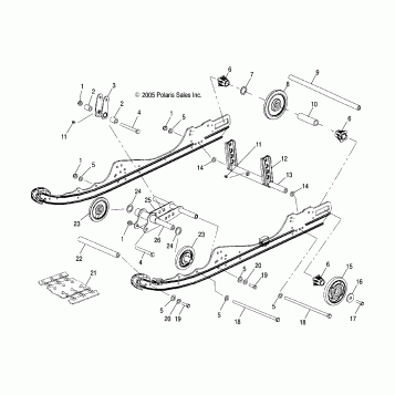 SUSPENSION, REAR - S07ND3AS (49SNOWSUSPRRSUPER)