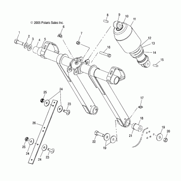 TORQUE ARM, FRONT - S07NP5BS/BE (4997239723B07)