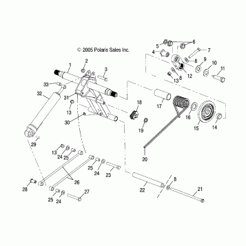 TORQUE ARM, REAR - S07NP5BS/BE (4997239723B08)