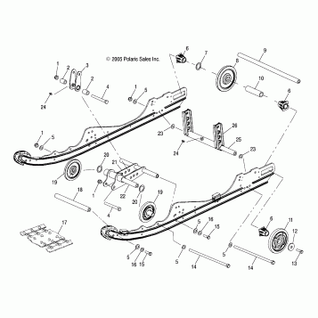 SUSPENSION, REAR - S07NP5CS/CE (4997259725B08)