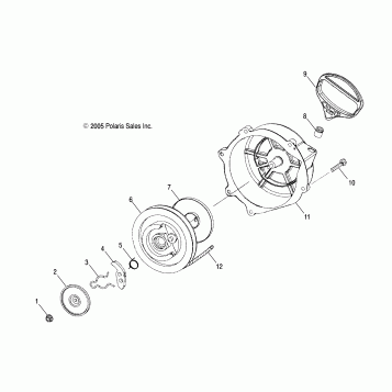 ENGINE, RECOIL STARTER - S07NP5CS/CE (4997259725C13)