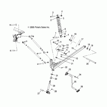 SUSPENSION, FRONT/TRAILING ARM - S07NJ5BS/BE (4997279727B01)