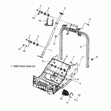 STEERING/POST - S07NJ5BS/BE (4997279727B05)