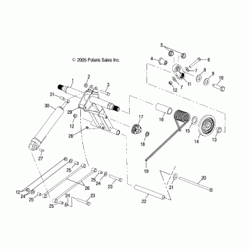 TORQUE ARM, REAR - S07NT3AS/AE (4997299729B10)