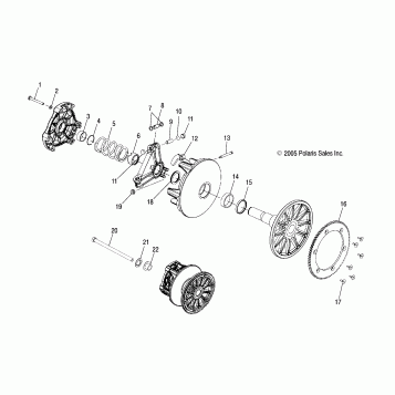 DRIVE CLUTCH - S07NT3AS/AE (4997299729B11)
