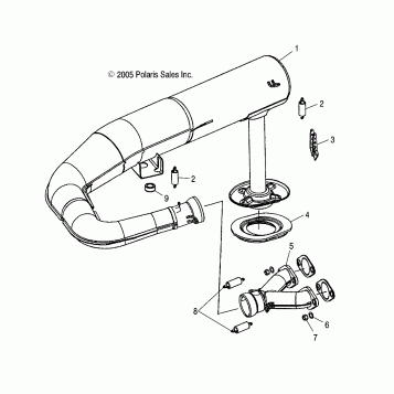 EXHAUST SYSTEM - S07NT3AS/AE (4997299729C04)