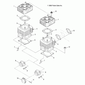 ENGINE, CYLINDER - S07NT3AS/AE (4997299729C06)