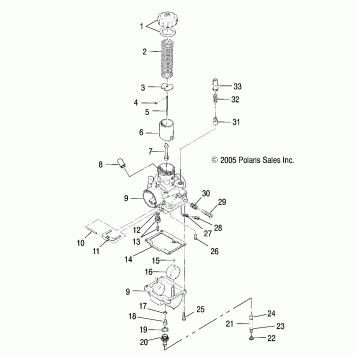 ENGINE, CARBURETOR - S07NT3AS/AE (4997299729C12)