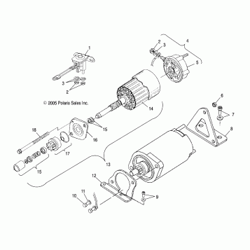 ENGINE, STARTING MOTOR - S07NT3AS/AE (4997299729C13)