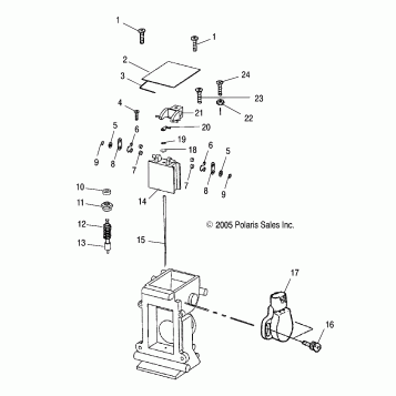 ENGINE, CARBURETOR, UPPER - S07PK6FS/FE/PM6FS/PM6FSA (4997399739D01)
