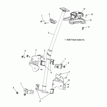 STEERING POST, ASSEMBLY - S07PS6FS/FSA (4997459745B09)