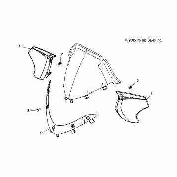 WINDSHIELD - S07PS7FS/FE (4997479747A13)