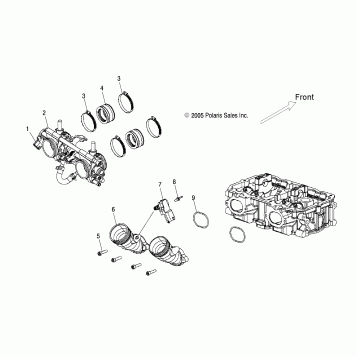 ENGINE, THROTTLE BODY/INTAKE MANIFOLD - S07PY7FS/FE (4997479747D09)