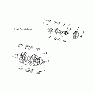 ENGINE, CRANKSHAFT and BALANCE SHAFT - S07PY7FS/FE (4997479747E02)