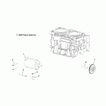 ENGINE, STARTER MOTOR - S07PY7FS/FE (4997479747E04)