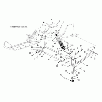 SUSPENSION, FRONT - S07SU4BS/BE (4997559755A13)