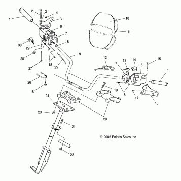 STEERING/HANDLEBAR - S07SU4BS/BE (4997559755B02)