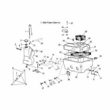 OIL TANK/AIR BOX - S07SU4BS/BE (4997559755C02)
