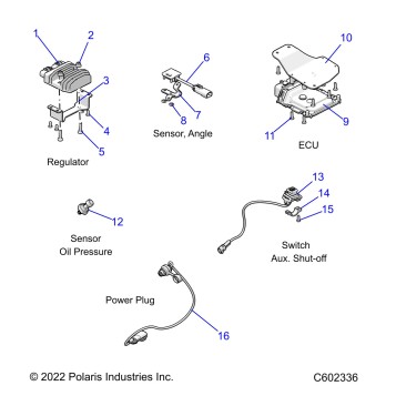 ELECTRICAL, SWITCHES, SENSORS, AND COMPONENTS 2 - S23TDH9FS (C602336)