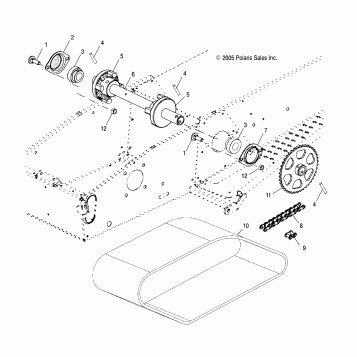 DRIVE TRAIN - S00WB1AS (4997579757A13)