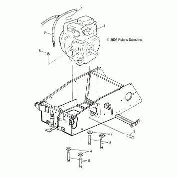 ENGINE MOUNTING - S04WB1AS/AE (4997579757B01)