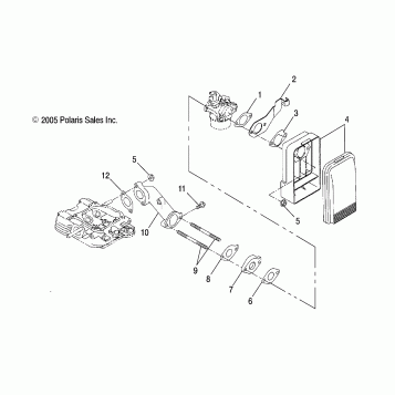 ENGINE, INTAKE - S07WB1AS/AE (4997579757B05)