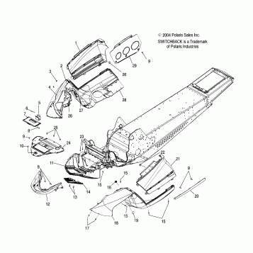 BUMPER and SIDE PANELS - S05PS8DS (4999200869920086A07)