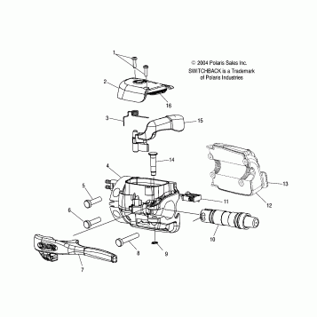 MASTER CYLINDER/LH CONTROL - S05PS8DS (4999200869920086B08)