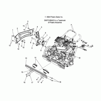 ENGINE MOUNTING RH and FRONT - S05PS8DS (4999200869920086C08)