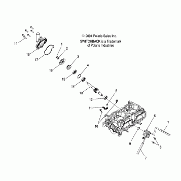 WATER and OIL PUMP - S05PS8DS (4999200869920086D02)