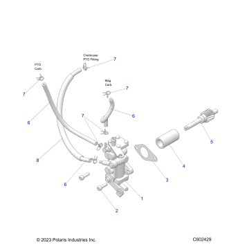 ENGINE, OIL PUMP - S25CED5TSL/TSU (C602429)